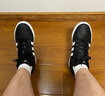 阿迪達斯（adidas）官方艦店男鞋 冬季新款休閑鞋子籃球鞋運動(dòng)鞋耐磨高幫時(shí)尚板鞋男 黑色潮款/嚴選正品/假一罰十 42.5 曬單實(shí)拍圖