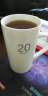 莲泽 陶瓷咖啡杯子马克杯情侣杯创意早餐杯子办公水杯带盖带勺子 数字20大容量单杯一条 实拍图