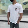 謙集（QIANJI） 日系潮流重磅短袖T恤男夏季新款潮牌印花合身柔軟ins透氣套頭上 白色【JSW9913#】 L 適合108-123斤穿 曬單實(shí)拍圖