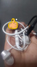 UiiSiiK8 高音質雙麥克風圈鐵HiFi發(fā)燒手機耳機入耳式有線 K歌游戲和平精英聽聲辨位 白色 曬單實拍圖
