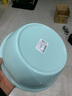 茶花（CHAHUA）塑料洗臉盆 嬰兒面盆寶寶洗手盆家居浴室用品兒童洗屁屁盆 淺藍(lán)色_1只 小號(hào)圓盆 曬單實(shí)拍圖