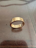 【二手99新】卡地亞戒指 Cartier 寬版 love系列  男女情侶對戒 18K玫瑰金戒指 99新玫瑰金單品 58/國碼18 曬單實(shí)拍圖