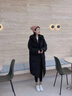 羅蒙（ROMON）oversize羽絨棉衣棉服女長(zhǎng)款韓系寬松厚面包服外套2025年新款棉襖 黑色 L 適合125-140斤 曬單實(shí)拍圖