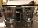 路易治·波米奧尼 進(jìn)口雙層隔熱玻璃杯水晶水杯茶杯情侶杯喝水牛奶杯兩只裝套裝 帶柄雙層玻璃杯300ml兩只裝 曬單實(shí)拍圖