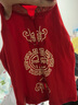歐遙一周歲寶寶生日衣服抓周禮服男孩周歲衣服春秋嬰兒衣服中國風(fēng)唐裝 紅色 6022#長袖套裝 90 【建議身高80-90cm 】 曬單實(shí)拍圖