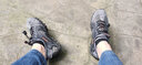 奇策網(wǎng)布鞋男士夏季透氣休閑網(wǎng)鞋速干戶(hù)外涉水涼鞋鏤空一腳蹬溯溪鞋潮 9321-灰色 39 曬單實(shí)拍圖