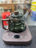 加厚耐高溫玻璃煮茶器家用電陶爐套裝小型煮茶壺泡茶器 煙灰八角壺+超薄木紋爐 500ml 曬單實(shí)拍圖