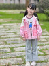 G.DUCKKIDS小黃鴨童裝女童外套春秋中小童夾克風(fēng)衣兒童裝女寶兔耳朵連帽外套 粉色 120 (建議身高110cm  6-7歲)cm 曬單實(shí)拍圖