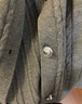 太平鳥(niǎo)女裝針織衫miu系圓領(lǐng)開(kāi)衫女秋裝品質(zhì)軟糯針織上衣 灰色 S 曬單實(shí)拍圖