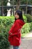 BJHG不計(jì)后果秋美式連帽運(yùn)動(dòng)衛(wèi)衣外套女潮牌高級(jí)感OVERSIZE情侶裝上衣 酒紅色 M 曬單實(shí)拍圖
