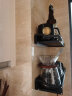 家佰利厨房置物架壁挂式调料架收纳架免打孔调味品置物架子厨房用具大全 黑色单层40cm 实拍图