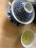 景德鎮(zhèn)手繪點工纏枝蓮三才蓋碗景德鎮(zhèn)陶瓷大號茶具青花瓷泡茶碗高端茶器 青花纏枝蓮點工蓋碗 曬單實拍圖