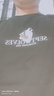 七匹狼（SEPTWOLVES）短袖T恤男25夏季冰感抗菌印花圓領短T休閑百搭潮流打底衫男裝上衣 001(黑色) XL (175) 92A 曬單實拍圖