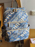 盛裝舞步設計師包包新款時(shí)尚帆布女士雙肩包旅游包旅行包背包X174 藍色 曬單實(shí)拍圖
