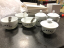 專業(yè)茶葉評審杯碗審評葉底盤套裝SC認(rèn)證標(biāo)準(zhǔn)精制評茶杯碗茶廠茶具 帶字款-鋸齒口審評杯碗勺 曬單實(shí)拍圖