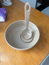 殼氏唯（HUSKS WARE）稻殼飯碗簡約中式家用湯碗面碗泡面碗沙拉碗大碗碗筷整套餐具套裝 中式圓湯碗大號1個21.6cm*7.6cm 曬單實拍圖