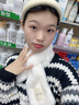 槿城冬天韓版毛毛圍巾仿獺兔毛圍脖女秋冬季毛絨領(lǐng)脖套貼標WJ2112 貼標白色 曬單實(shí)拍圖