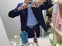 南極人中年男士翻領(lǐng)夾克外套春秋季爸爸裝商務(wù)休閑行政茄克衫領(lǐng)導(dǎo)干部服 1188藏青 170 曬單實拍圖