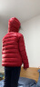南极人儿童羽绒服冬装新款男童女童短款秋冬外套宝宝轻薄款小孩衣服 红色 130码建议身高120CM左右 实拍图