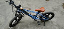 鳳凰兒童自行車(chē)鎂合金山地車(chē)學(xué)生變速輕便碟剎減震運動(dòng)款單車(chē) 路虎碟剎變速一體輪_科技藍 18寸 曬單實(shí)拍圖