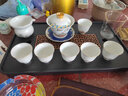 金灶（KAMJOVE）國(guó)潮陶瓷工夫茶具功夫泡茶杯整套茶具套裝家用簡(jiǎn)約蓋碗茶杯公道杯 KP-828 曬單實(shí)拍圖