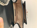 萬(wàn)里馬（wanlima）萬(wàn)里馬夏季新品菱格鏈條小方包質(zhì)感通勤牛皮斜挎單肩包大小號(hào) 小號(hào)黑色 曬單實(shí)拍圖