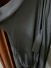 木丁丁 浴袍 情侣款浴衣吸水毛巾华夫格男女通用睡袍韩版居家  单件 浴袍灰色 XXXL 实拍图