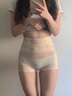 杰麗·莫克（Jerrie Mock）高腰收腹褲提臀褲性感無(wú)痕內(nèi)褲女抗菌安全褲收小肚子三角褲短褲頭 膚色+膚色 【高腰提臀】 2條 M【建議體重80-100斤】 曬單實(shí)拍圖