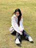 皮爾卡丹（pierre cardin）彩虹條紋2025新款女連帽針織開(kāi)衫外套春秋寬松慵懶風(fēng)秋冬毛衣 粉色 S 建議75-95斤 曬單實(shí)拍圖