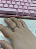 范琦（Fanci） 為愛加冕情侶對戒銀飾閉口戒指七夕情人節(jié)禮物送女友 【閉口女戒14號】 曬單實(shí)拍圖