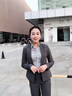 普妮姿職業(yè)裝女裝套裝春秋新款韓版時(shí)尚氣質(zhì)OL商務(wù)正裝大學(xué)生面試工作服 單件黑色西裝 L 曬單實(shí)拍圖