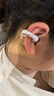 韶音（SHOKZ）OpenDots ONE動鈦圈開放式藍(lán)牙耳機(jī)耳夾式耳機(jī)藍(lán)牙跑步運(yùn)動無線E310 星際白 曬單實(shí)拍圖