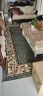 绅士狗客厅地毯加厚高密度简约卧室床边毯欧美式奶油风高档沙发茶几毯 蓝绿色 2.4*3.4米 高密度600v重约32.4斤 实拍图