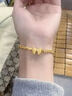 傾愛黃金手鏈女999足金在逃公主蝴蝶結(jié)編織手繩送女友七夕禮物 在逃公主黃金手鏈-約5.6-5.7克 曬單實(shí)拍圖