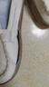 卡帝樂(lè)鱷魚(yú)（CARTELO）品牌真皮單鞋女士新款厚底軟底護(hù)士鞋久站不累腳工作鞋豆豆鞋新品 米白色 37 曬單實(shí)拍圖