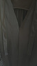 美洋（MEIYANG）裙邊連衣裙醋酸緞V領(lǐng)荷葉邊無袖背心長款小黑裙夏季新款裙子女 黑色（平替版） L 曬單實拍圖