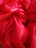 喜淘淘绸缎布料面料缎面色丁绸子礼盒内衬里布丝绸布红布碎布头绸布 01号大红/1米价 实拍图
