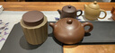 百年利永 宜興純全手工紫砂菱花茶葉罐原礦紫泥青段茶醒茶缸功夫茶具配件 曬單實(shí)拍圖