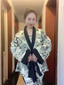 俞兆林【禮盒四件套】睡衣女春夏冰絲2025新款套裝吊帶可外穿家居服 水墨畫【冰絲四件套】 L 【推薦80-120斤】 曬單實(shí)拍圖