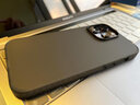 LIKGUS 適用蘋(píng)果14ProMax手機(jī)殼iPhone14保護(hù)套雙層氣囊防摔Plus半透明磨砂全包 黑色 iPhone 14 Pro Max 曬單實(shí)拍圖