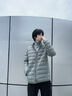 名創(chuàng)優(yōu)品（MINISO）羽絨服男冬季輕薄款保暖90白鴨絨立領(lǐng)羽絨外套男士純色沖鋒衣內(nèi)搭 【90白鴨絨】黑色 M 170 (體重100-120斤) 曬單實(shí)拍圖