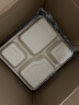 佳茉一次性餐盒带盖四格可降解快餐盒1200ml*50套外卖打包加厚饭盒 实拍图