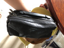 BOY CLN品牌 男士單肩包斜挎包 真皮商務(wù)通勤休閑手提斜肩包頭層軟牛皮手機(jī)包胸包大容量手拿小背包 黑色 曬單實(shí)拍圖