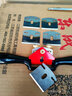成洲木工手工刨鳥(niǎo)刨一字修邊diy木工工具單線(xiàn)刨刀手推木刨子木匠套裝 紅色雙絲刀片【5片裝】 曬單實(shí)拍圖