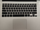 15.4英寸2015款苹果MacBook Pro笔记本键盘膜A1398电脑机身外壳屏幕保护膜 咔咔鱼 半透黑色 2015款苹果MacBook Pro A1398 晒单实拍图