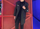 啄木鳥(niǎo) 羽絨服男冬季新款中長(cháng)款時(shí)尚休閑簡(jiǎn)約百搭純色保暖外套工裝中青年男士上衣服男裝外套 白色 L 曬單實(shí)拍圖