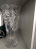 欧式大号玻璃透明花瓶 客厅摆件插花水培富贵竹百合干花落地饰品  25小号花纹随机 实拍图