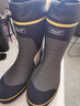 非常行（Jolly Walk）高筒橡膠雨鞋水鞋男士長(cháng)筒雨靴防水防滑膠鞋釣魚(yú)靴套鞋水鞋JW211 冬季加絨款】深藍 43 曬單實(shí)拍圖