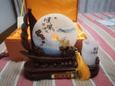碧琉璃（biliuli）辦公室擺件領(lǐng)導(dǎo)高檔辦公桌筆筒玉石平安扣定制一帆風(fēng)順船擺件 一帆風(fēng)順竹節(jié)筆筒*順風(fēng)順?biāo)?禮盒 大號(hào)40*12*33cm(直徑20) 曬單實(shí)拍圖