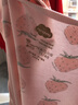 Aengbay昂貝 嬰兒衣服夏天莫代爾短袖哈衣空調服睡衣寶寶連體衣夏薄款 草莓 73cm 曬單實(shí)拍圖